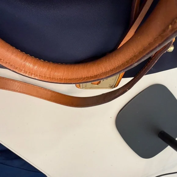 Dooney & Bourke Nylon Editors Tote Navy Blue - Picture 9 of 16